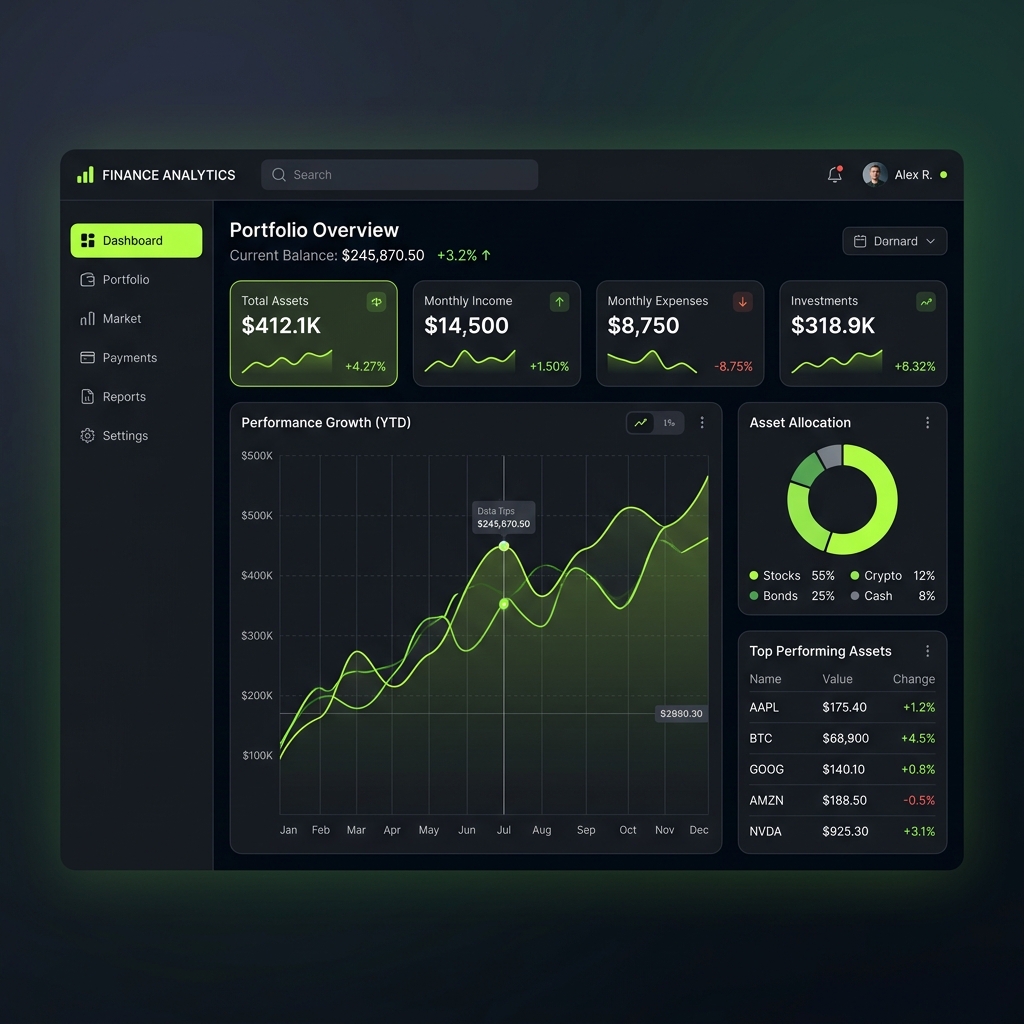 Finance Dashboard App